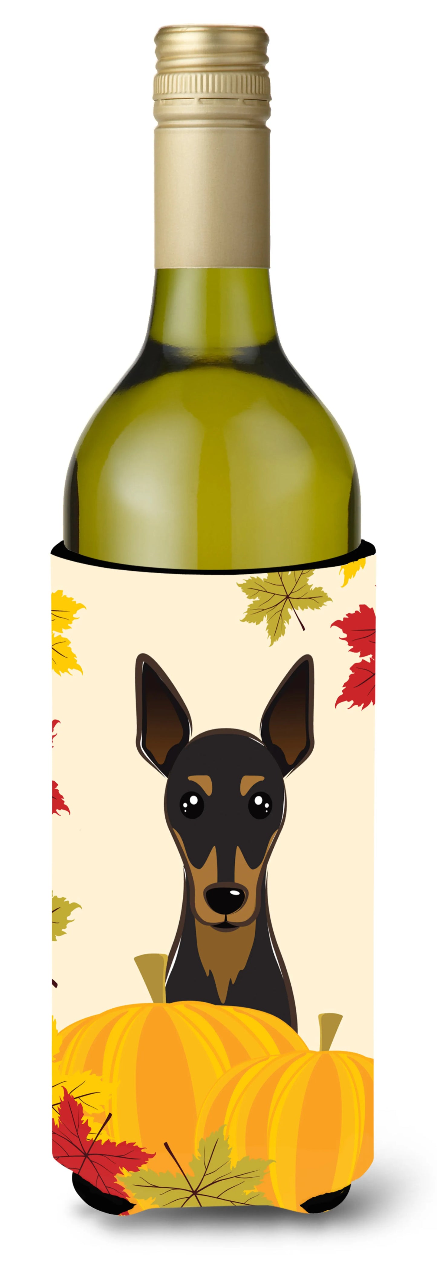 Thanksgiving Dog Design Wine Bottle Hugger