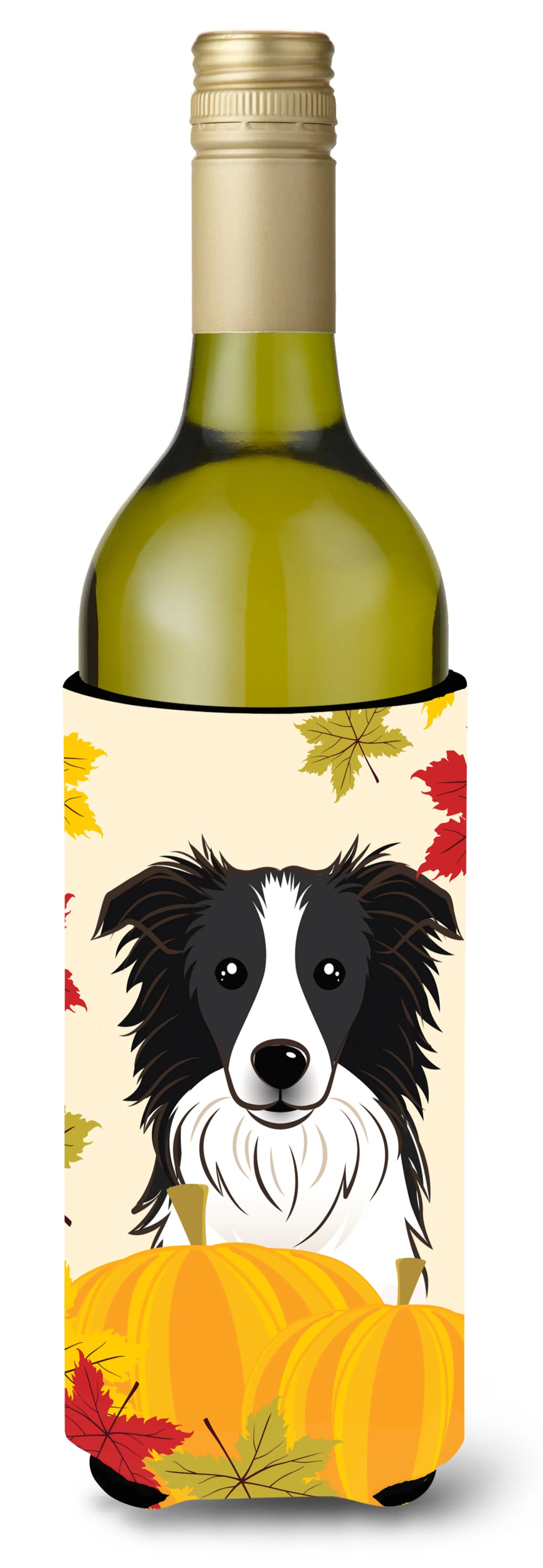 Thanksgiving Dog Design Wine Bottle Hugger