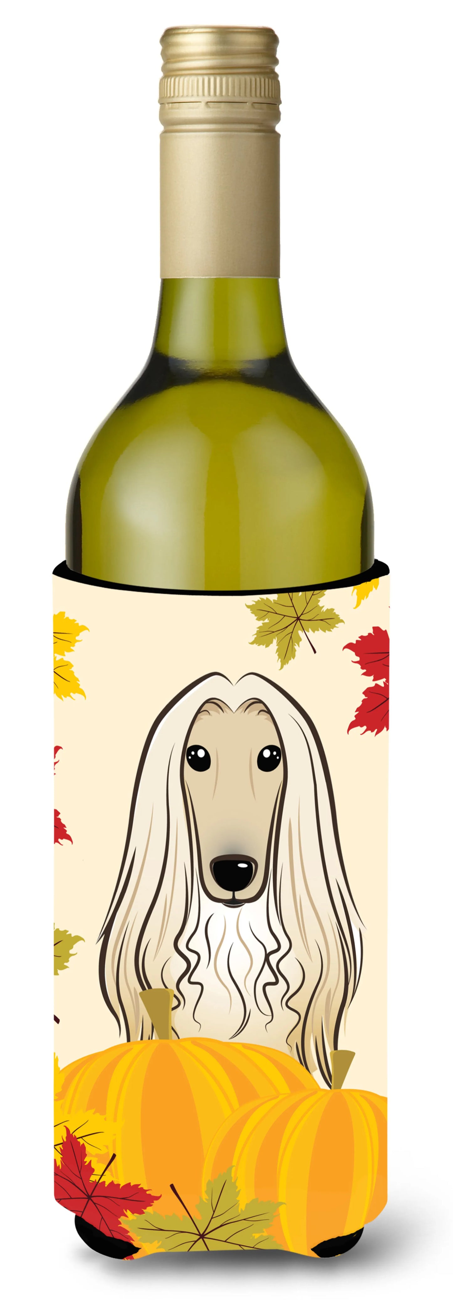 Thanksgiving Dog Design Wine Bottle Hugger