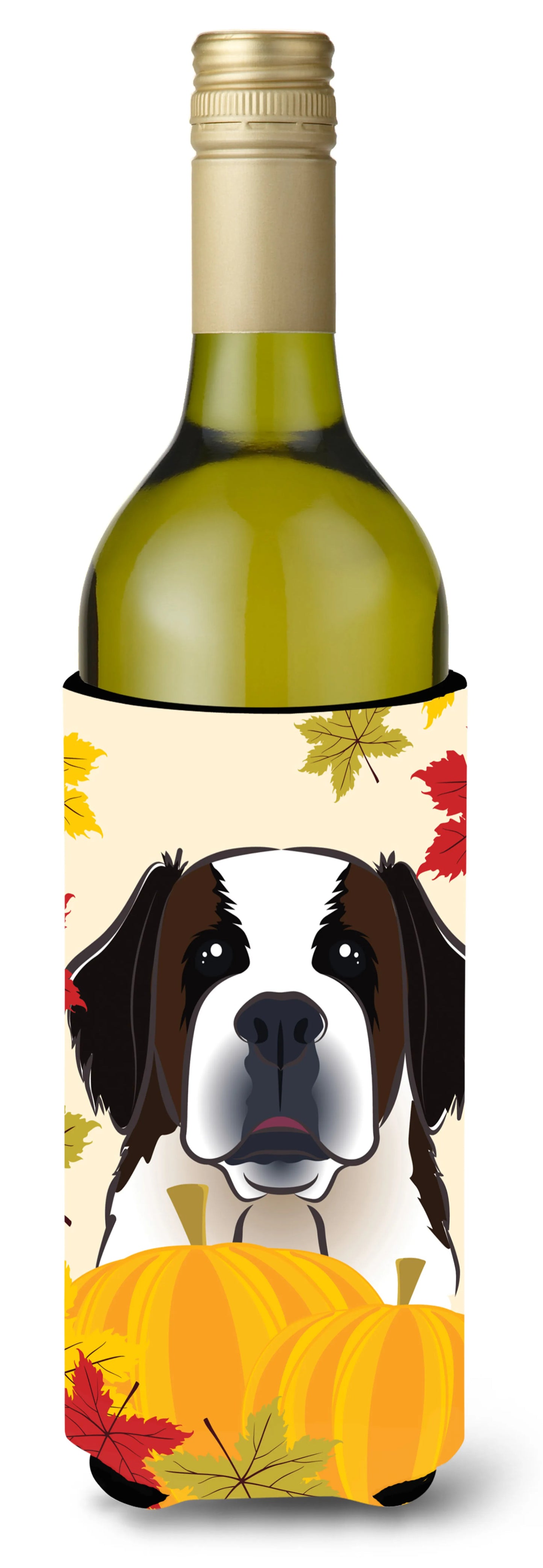 Thanksgiving Dog Design Wine Bottle Hugger