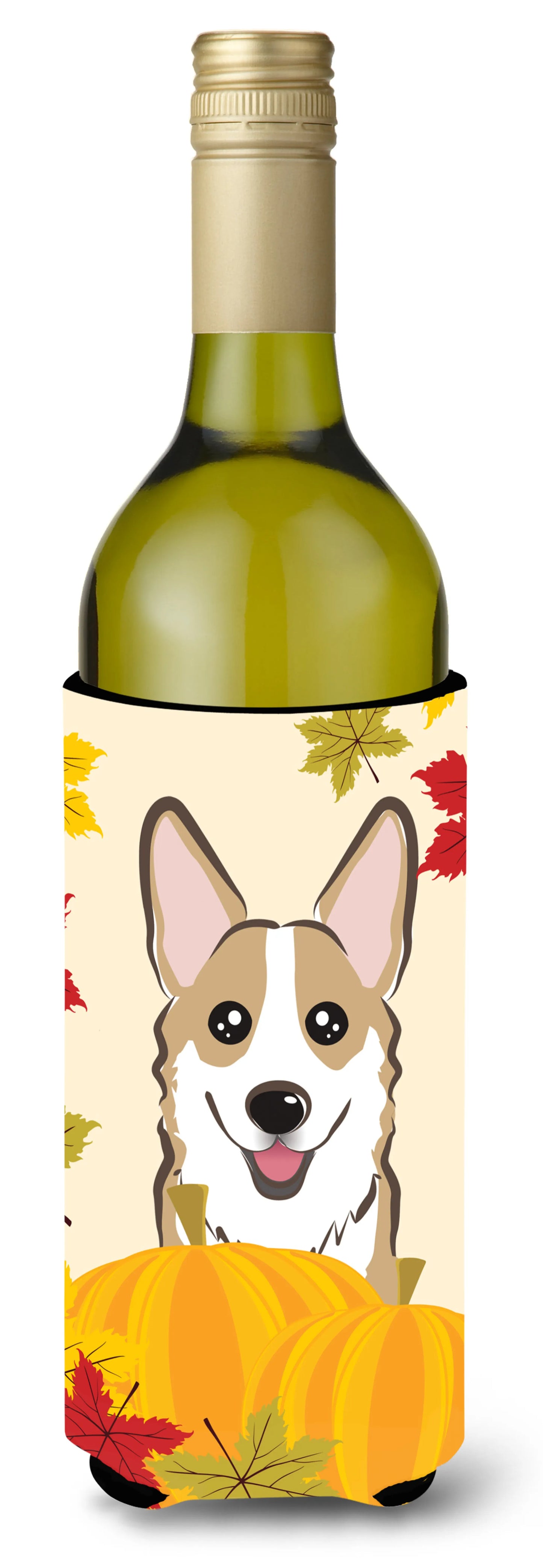 Thanksgiving Dog Design Wine Bottle Hugger