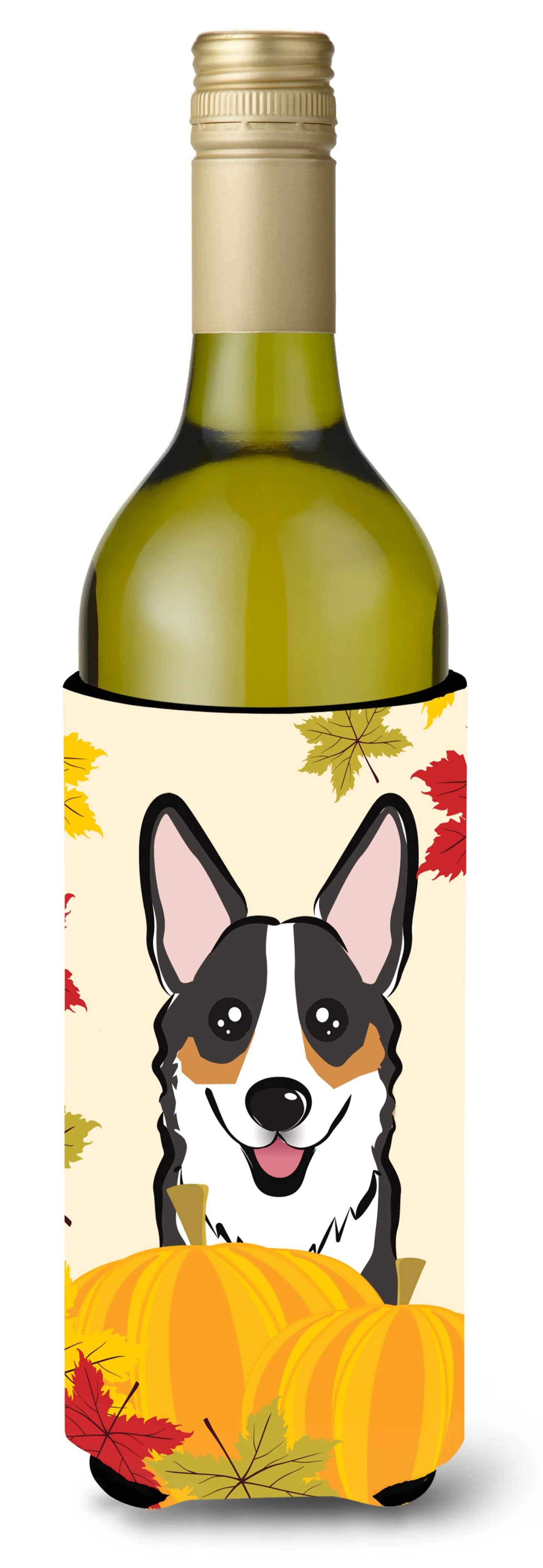 Thanksgiving Dog Design Wine Bottle Hugger