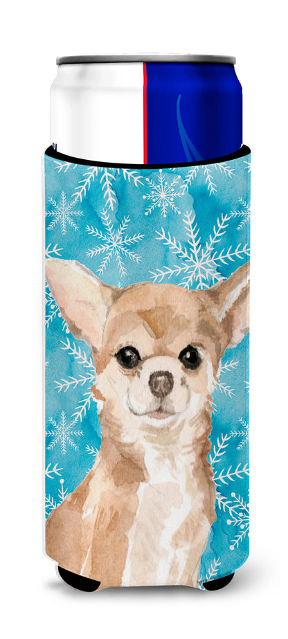 Christmas Dog Print Ultra Hugger for slim cans