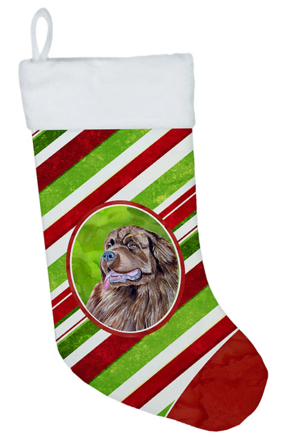 Dog and Christmas Candy Christmas Stocking