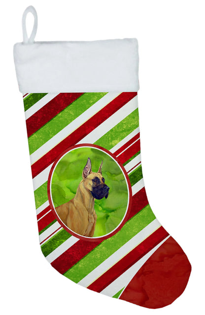 Dog and Christmas Candy Christmas Stocking