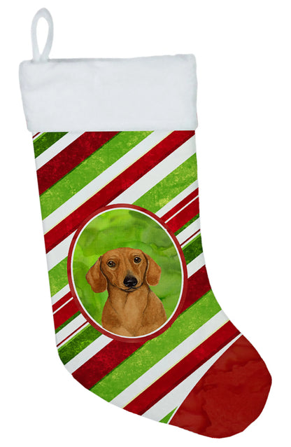 Dog and Christmas Candy Christmas Stocking