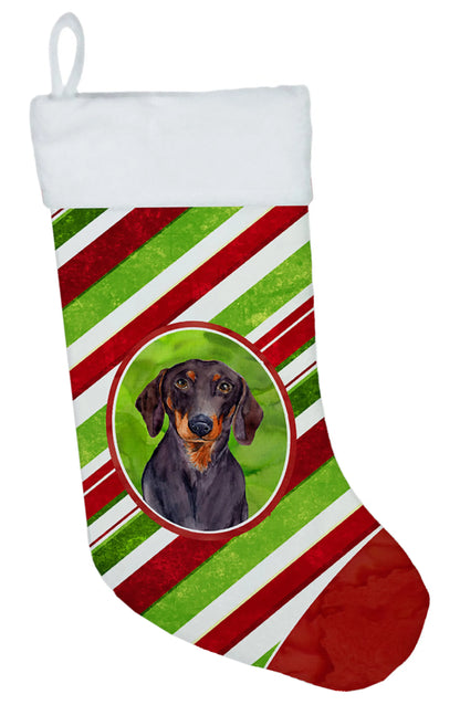 Dog and Christmas Candy Christmas Stocking