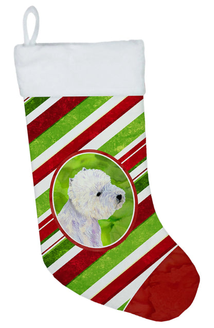 Dog and Christmas Candy Christmas Stocking