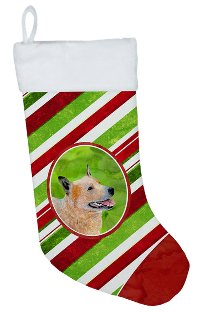 Dog and Christmas Candy Christmas Stocking