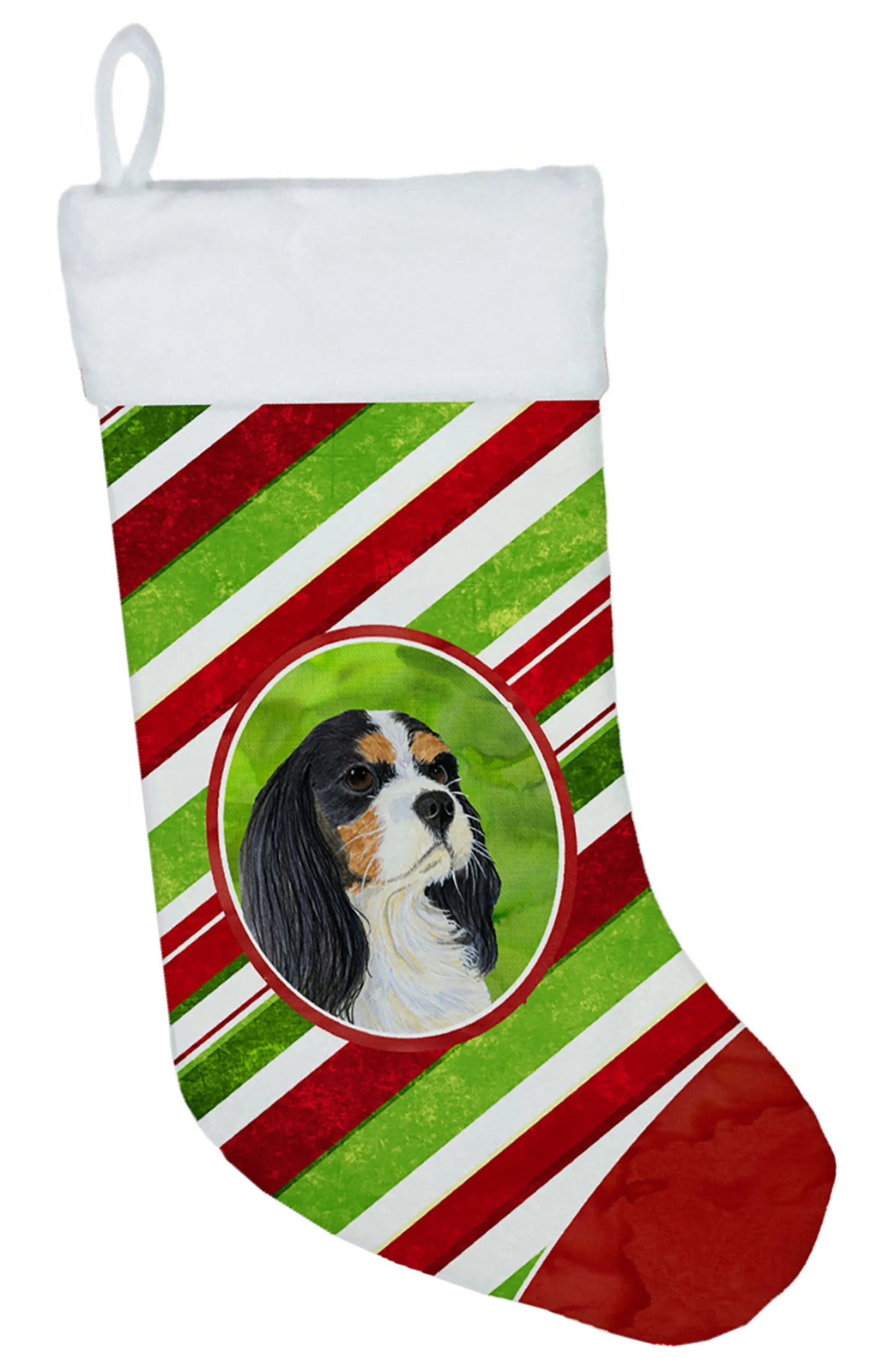 Dog and Christmas Candy Christmas Stocking