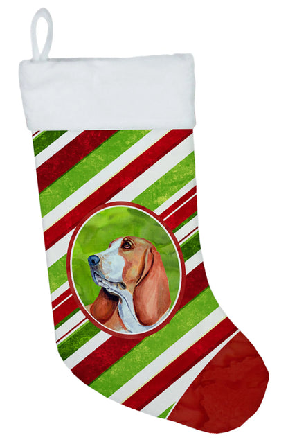 Dog and Christmas Candy Christmas Stocking