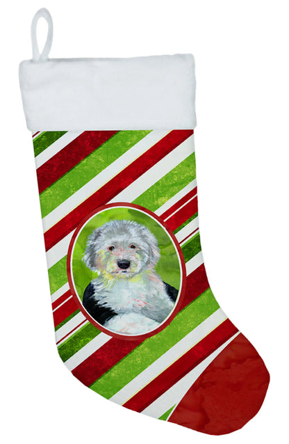 Dog and Christmas Candy Christmas Stocking