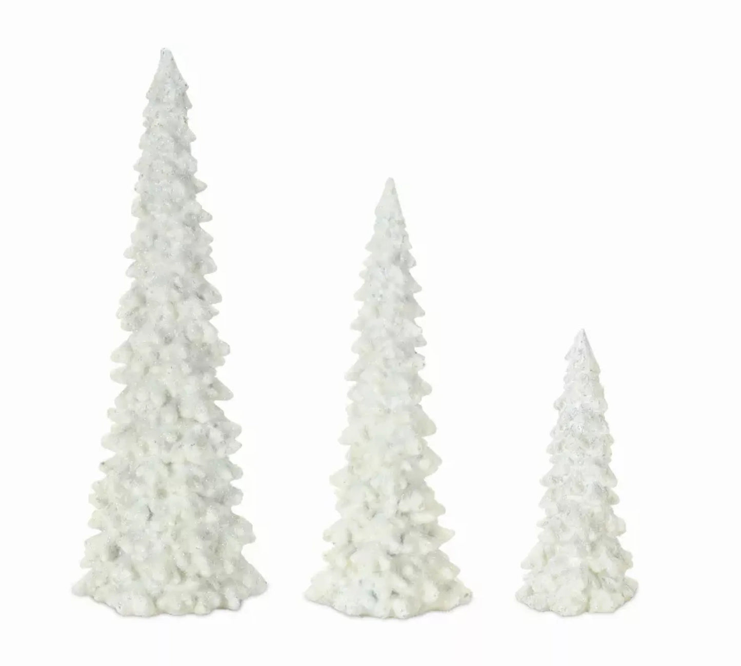 Tree (Set of 6) 5.75"H, 9"H, 11.5"H Resin