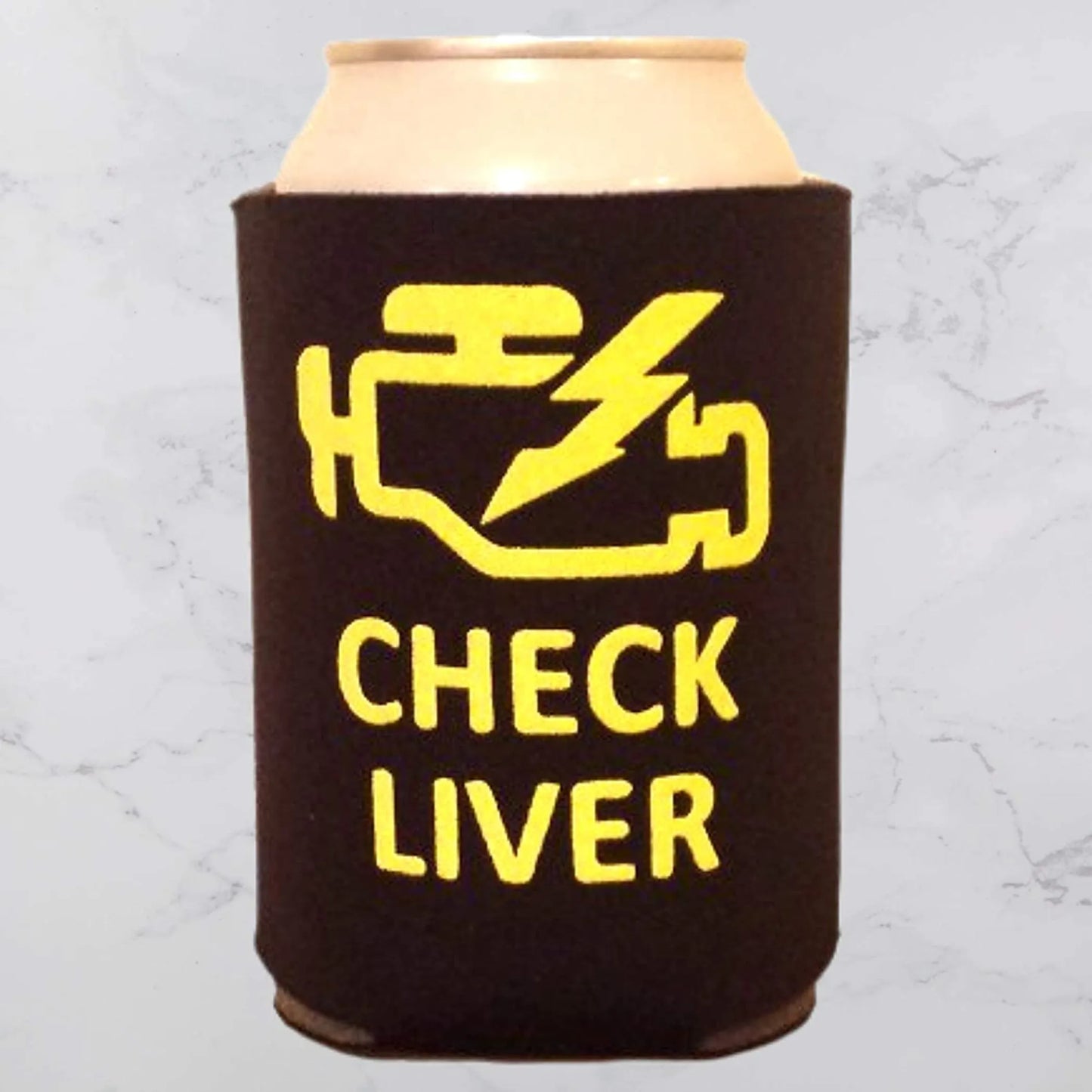 Check Liver - Hilarious Can Cooler