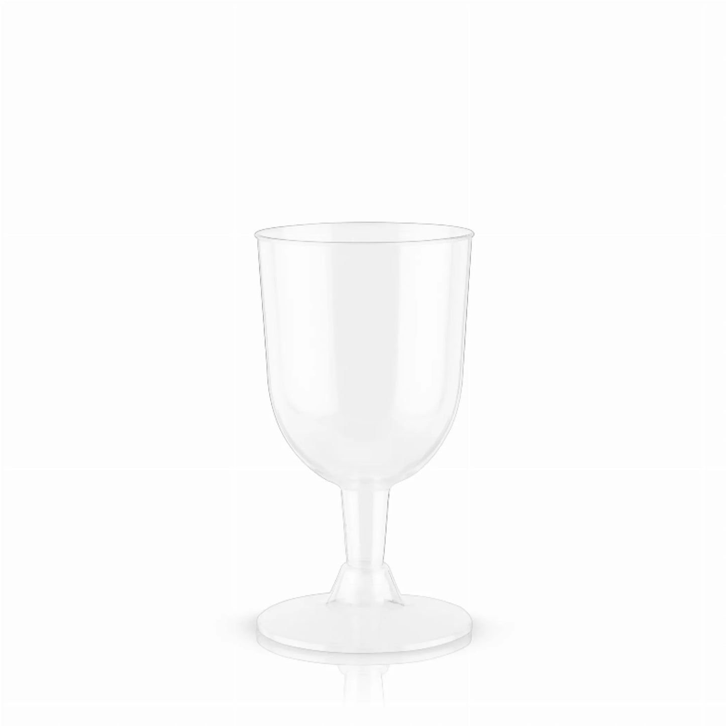 6Oz Plastic Wine Glass Set - 8 Pc