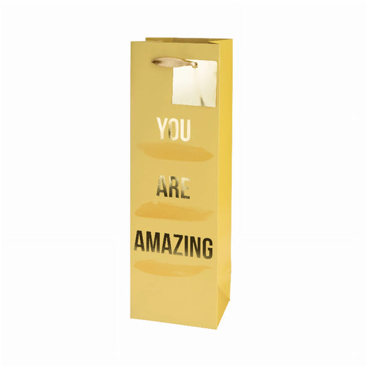 You Are Amazing Single-Bottle Wine Bag By Cakewalk