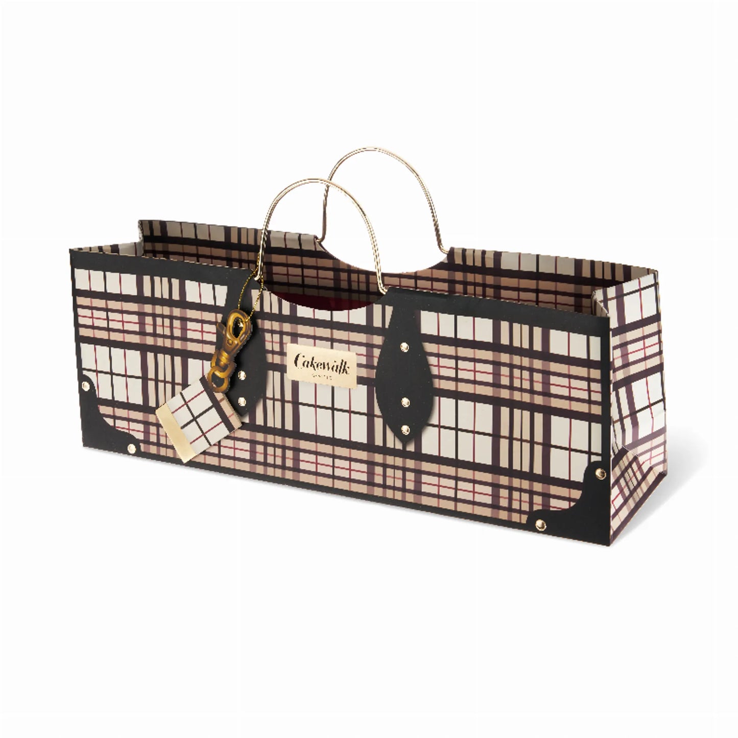 Plaid Wine Purse Bag