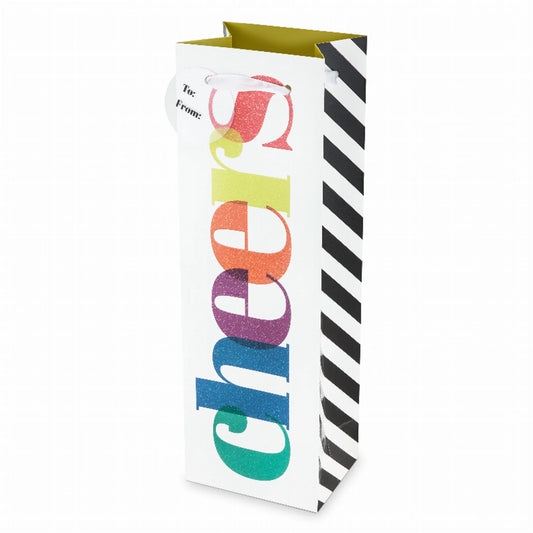 Colorful Cheers Wine Bag By Cakewalk