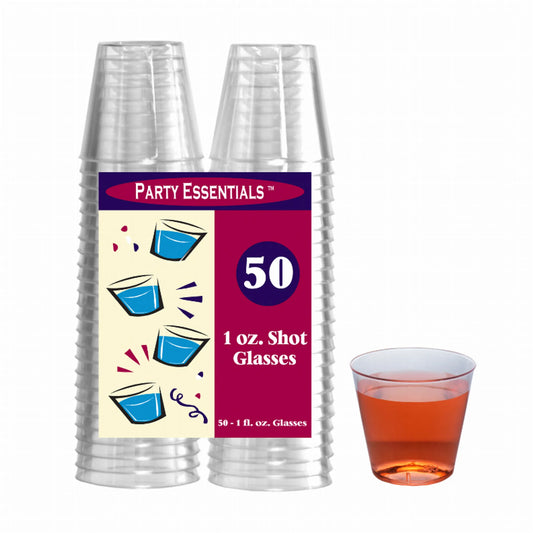 1 Oz. Clear Shot Glasses