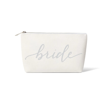 Bride/Bridesmaid Makeup Bag in Faux Leather