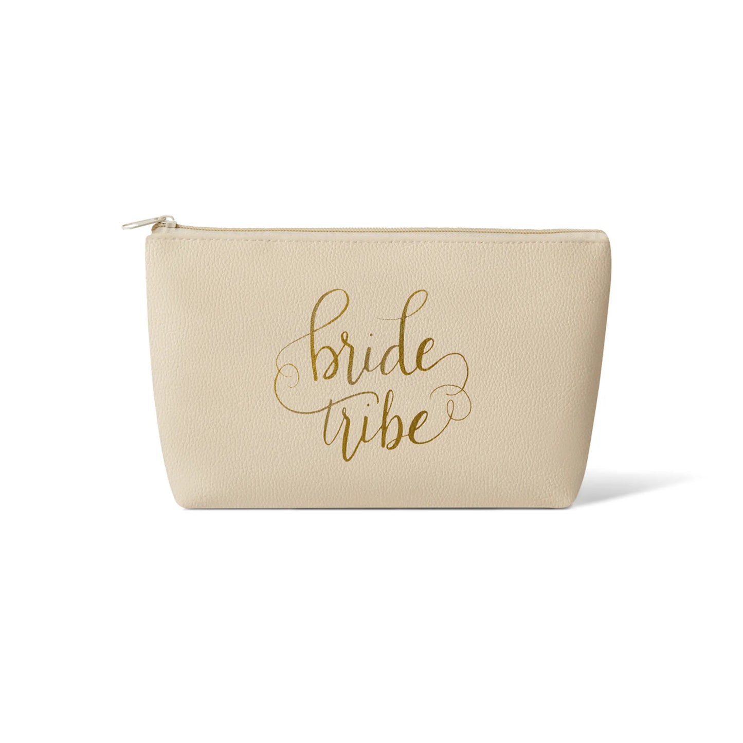 Bride/Bridesmaid Makeup Bag in Faux Leather